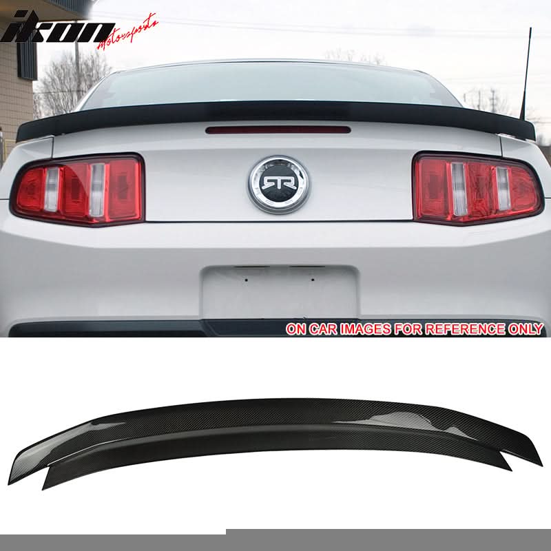 2010-2014 Ford Mustang Carbon Fiber Rear Trunk Spoiler Wing