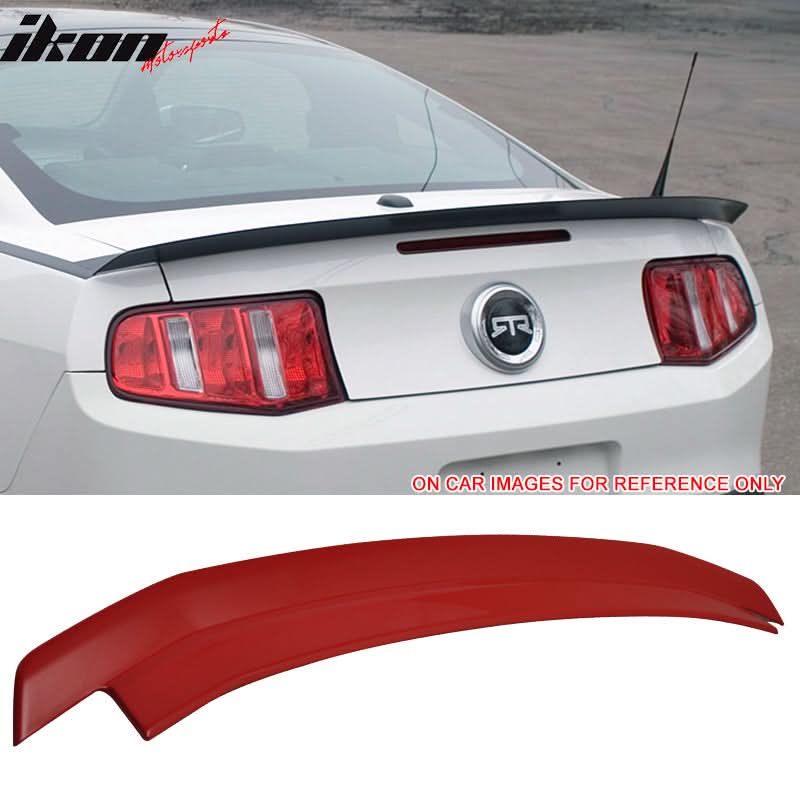 2010-2014 Ford Mustang ABS Rear Trunk Spoiler Ducktail Wing Lip ABS