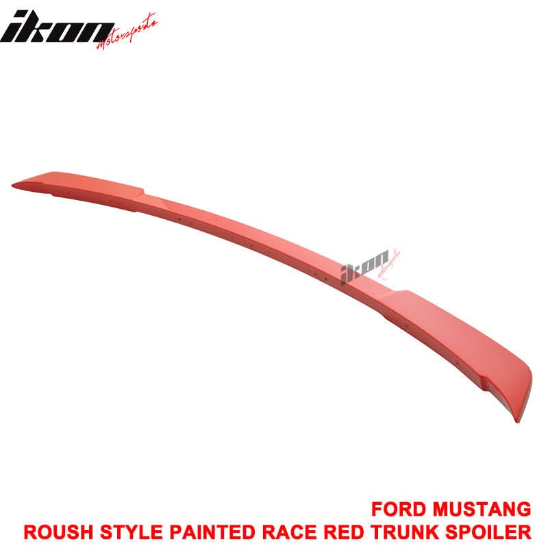Fits 15-23 Ford Mustang Coupe Rear Spoiler Wing #PQ - Race Red