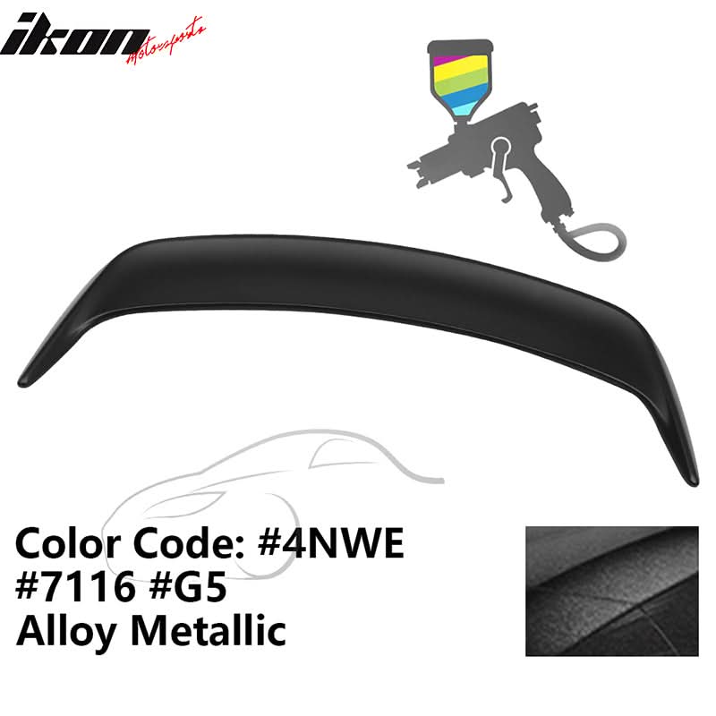 1999-2004 Ford Mustang OE Style #4NWE Alloy Metallic Trunk Spoiler ABS