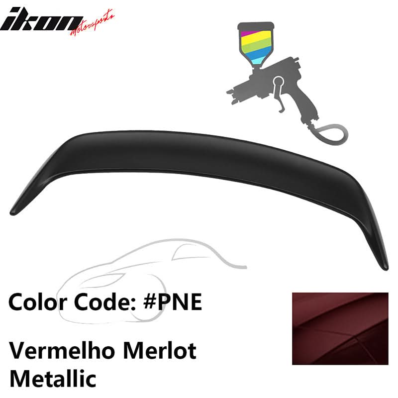 1999-2004 Ford Mustang OE Style #PNE Vermelho Merlot Trunk Spoiler ABS