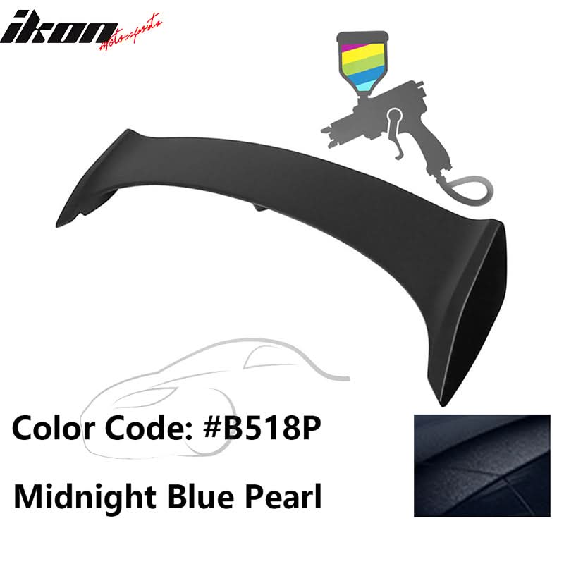 2006-2011 Honda Civic Painted Trunk Spoiler 3rd Brake LED Light ABS