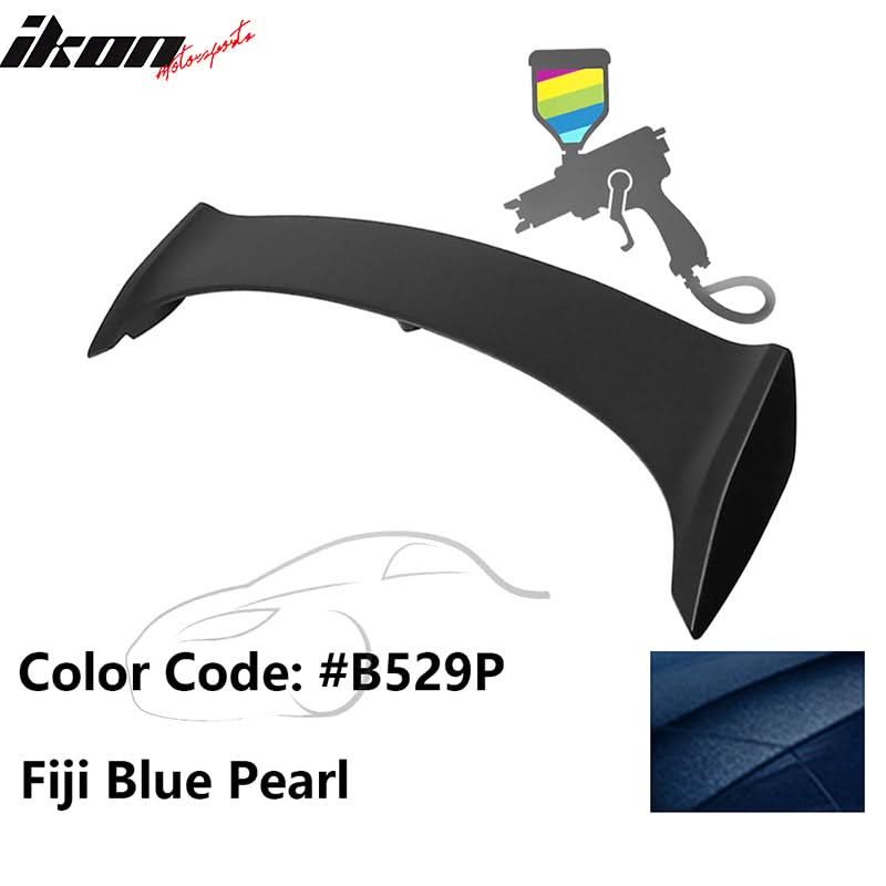 2006-2011 Honda Civic Painted Trunk Spoiler 3rd Brake LED Light ABS