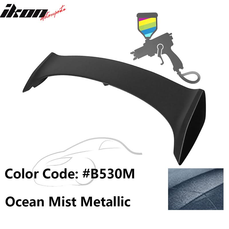 2006-2011 Honda Civic Painted Trunk Spoiler 3rd Brake LED Light ABS