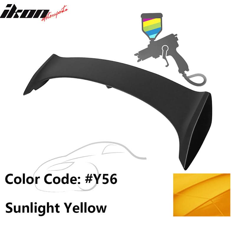 2006-2011 Honda Civic Painted Trunk Spoiler 3rd Brake LED Light ABS