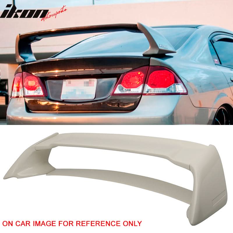 2006-2011 Honda Civic Rear Spoiler Wing Mugen Style ABS