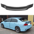 2006-2011 Honda Civic 4DR R Style Carbon Fiber Print Trunk Spoiler ABS