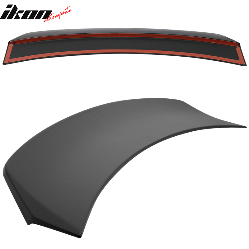13-15 Honda Civic Ikon Style Unpainted Duck Wing Rear Spoiler Wing ABS
