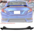 2016-2020 Honda Civic OE #NH731P Crystal Black Pearl Trunk Spoiler ABS