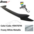2016-2020 Honda Civic #NH787M Frosty White Metallic Trunk Spoiler ABS