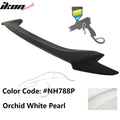 2016-2020 Honda Civic OE #NH788P Orchid White Pearl Trunk Spoiler ABS