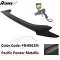 2016-2020 Honda Civic OE Pacific Pewter Metallic Trunk Spoiler ABS