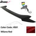 2016-2020 Honda Civic Coupe OE #R81 Milano Red Trunk Spoiler ABS