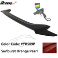 2016-2020 Honda Civic #YR589P Sunburst Orange Pearl Trunk Spoiler ABS