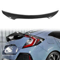 2017-21 Honda Civic X Hatchback V Style Rear Spoiler Wing Carbon Fiber