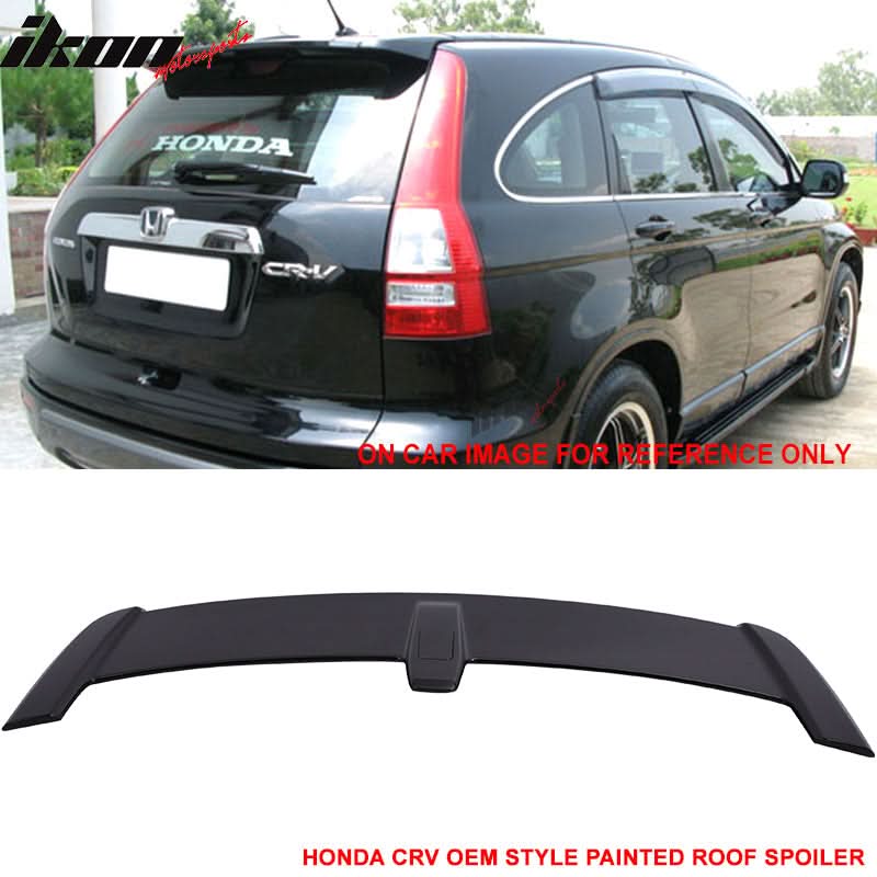 2007-2011 Honda CRV Rear Roof Spoiler Wing with LED Brake Light ABS