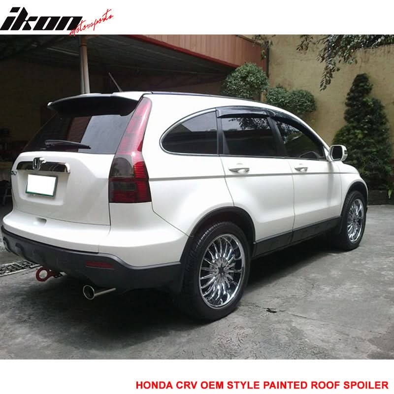 2007-2011 Honda CRV Rear Roof Spoiler Wing with LED Brake Light ABS