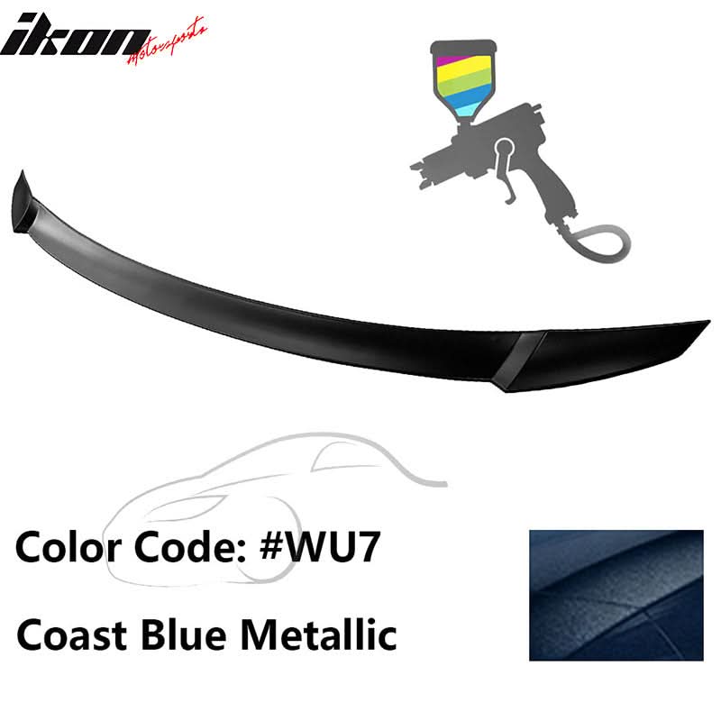 2021-2025 Hyundai Elantra 4DR Sedan M4 Rear Trunk Spoiler Wing ABS