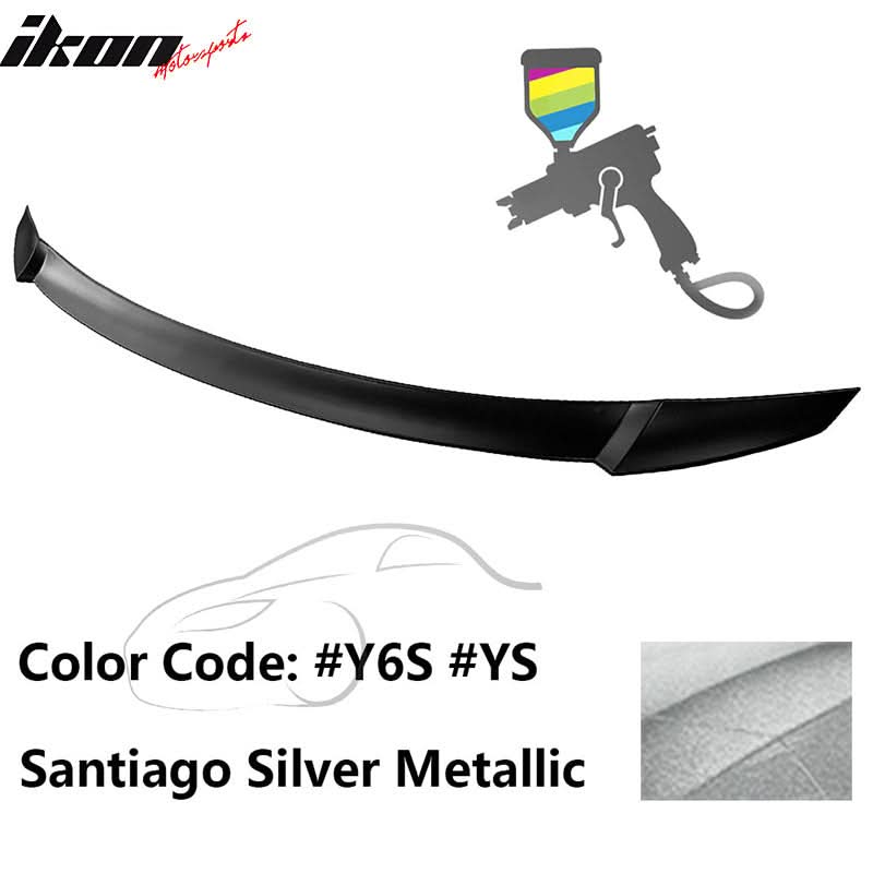 2021-2025 Hyundai Elantra 4DR Sedan M4 Rear Trunk Spoiler Wing ABS