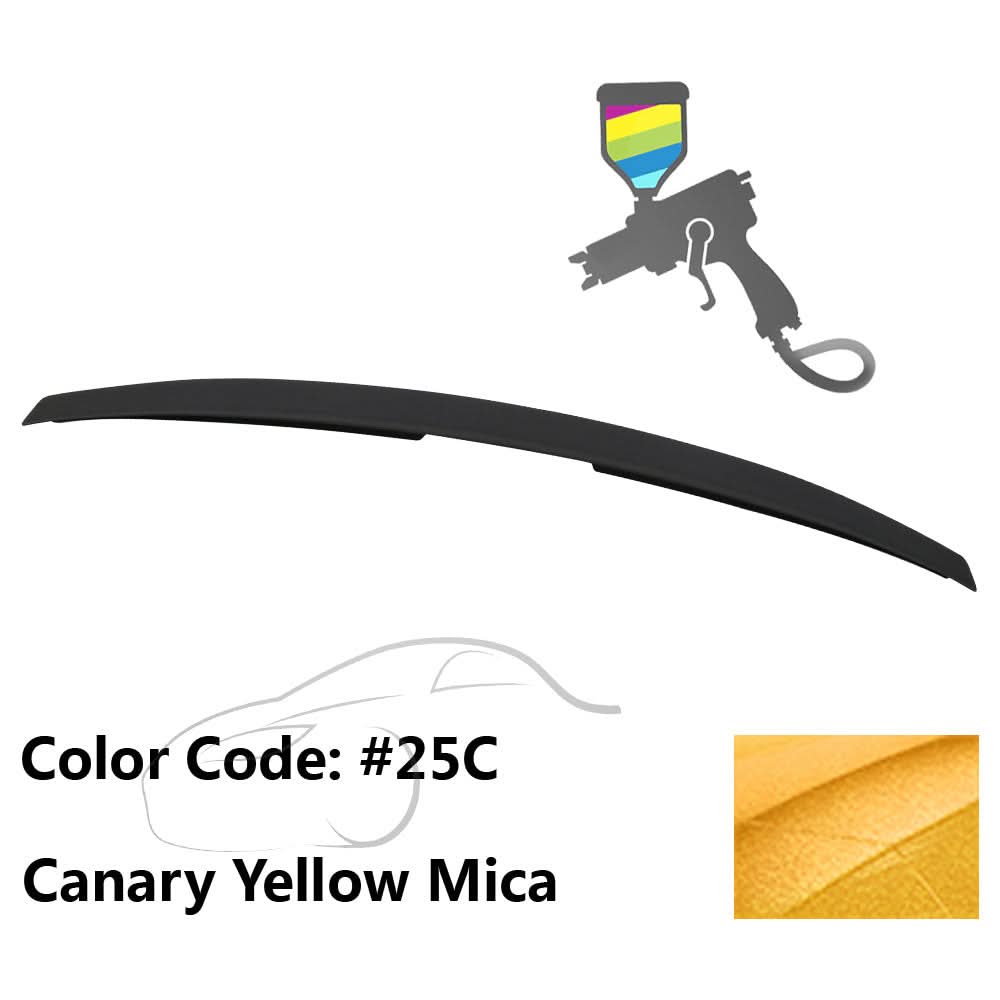 2004-2009 Mazda 3 Sedan Flush Mount  Painted Trunk Spoiler ABS