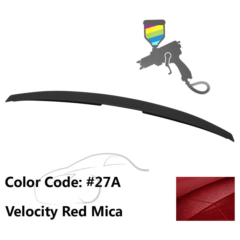 2004-2009 Mazda 3 Sedan Flush Mount  Painted Trunk Spoiler ABS