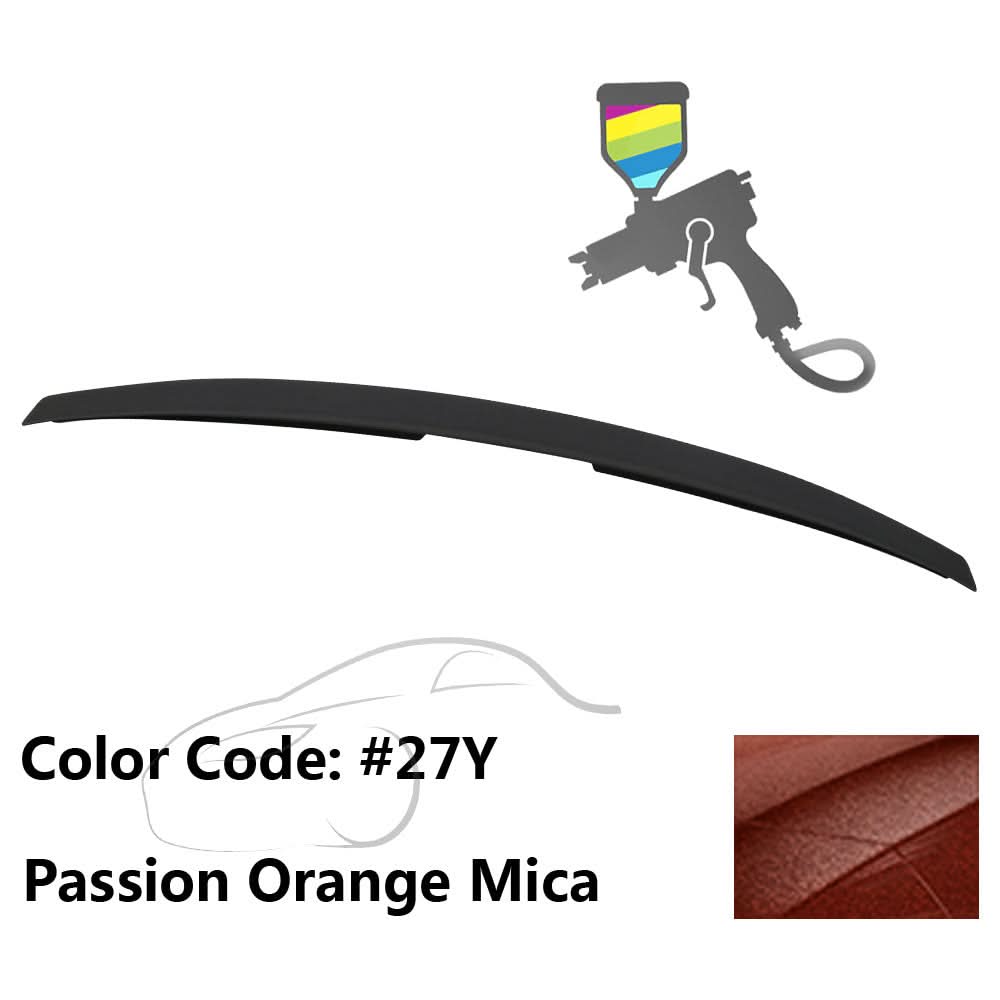 2004-2009 Mazda 3 Sedan Flush Mount  Painted Trunk Spoiler ABS