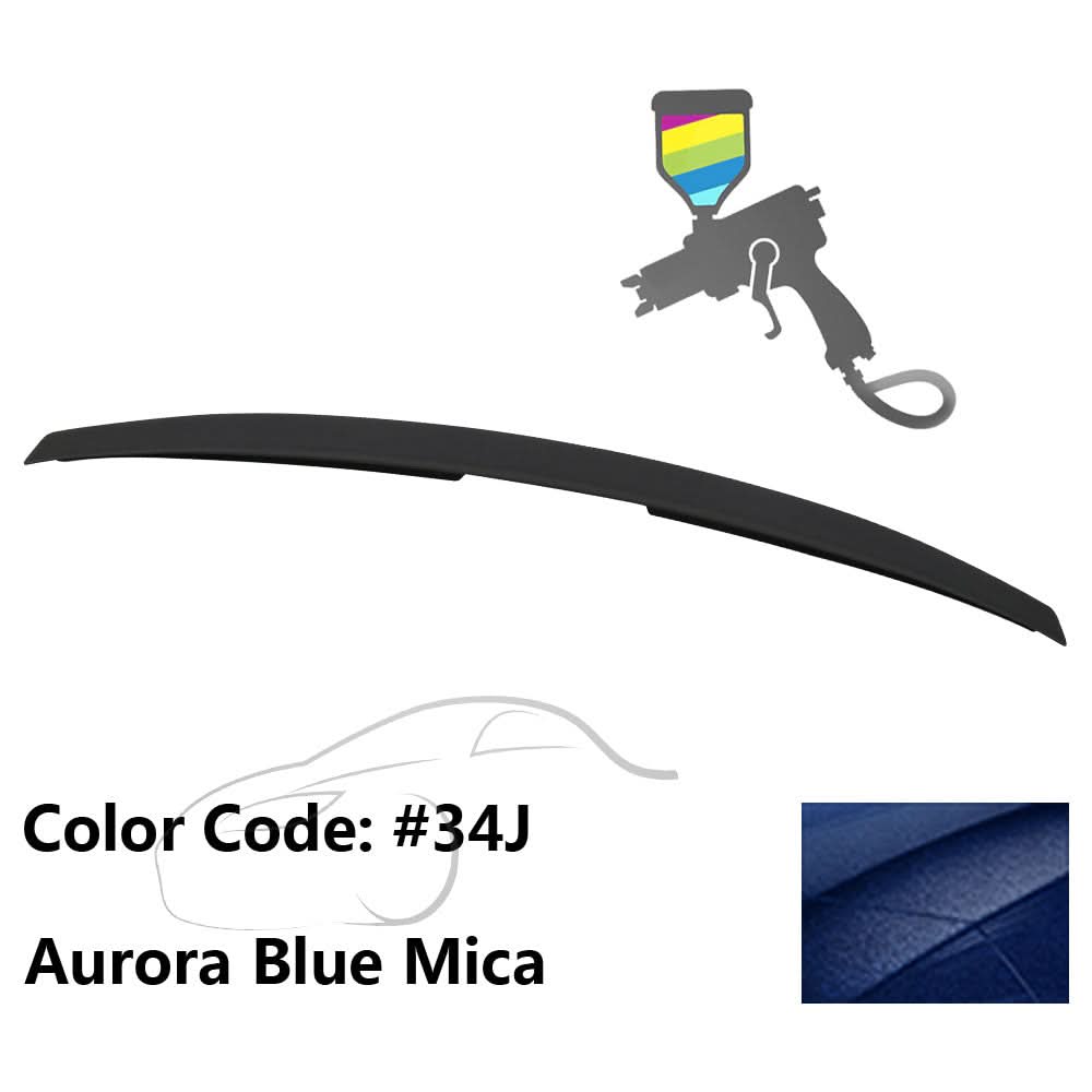 2004-2009 Mazda 3 Sedan Flush Mount  Painted Trunk Spoiler ABS