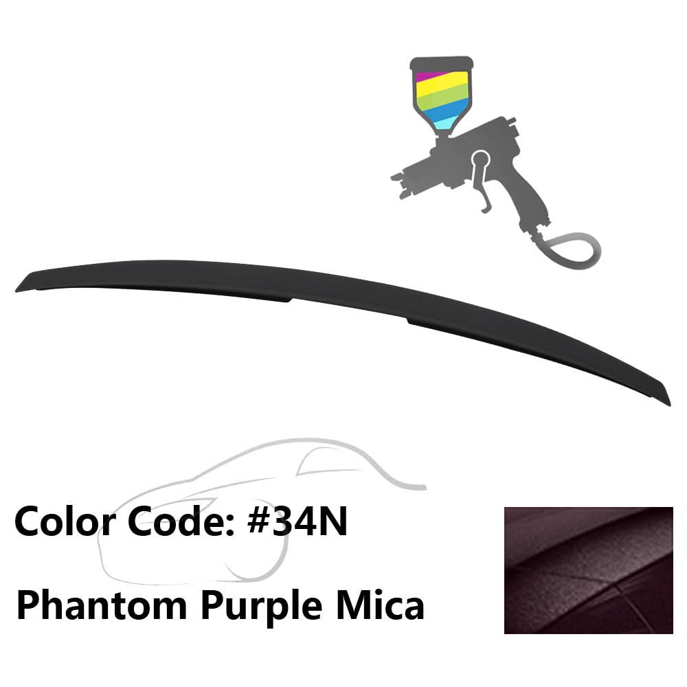 2004-2009 Mazda 3 Sedan Flush Mount  Painted Trunk Spoiler ABS