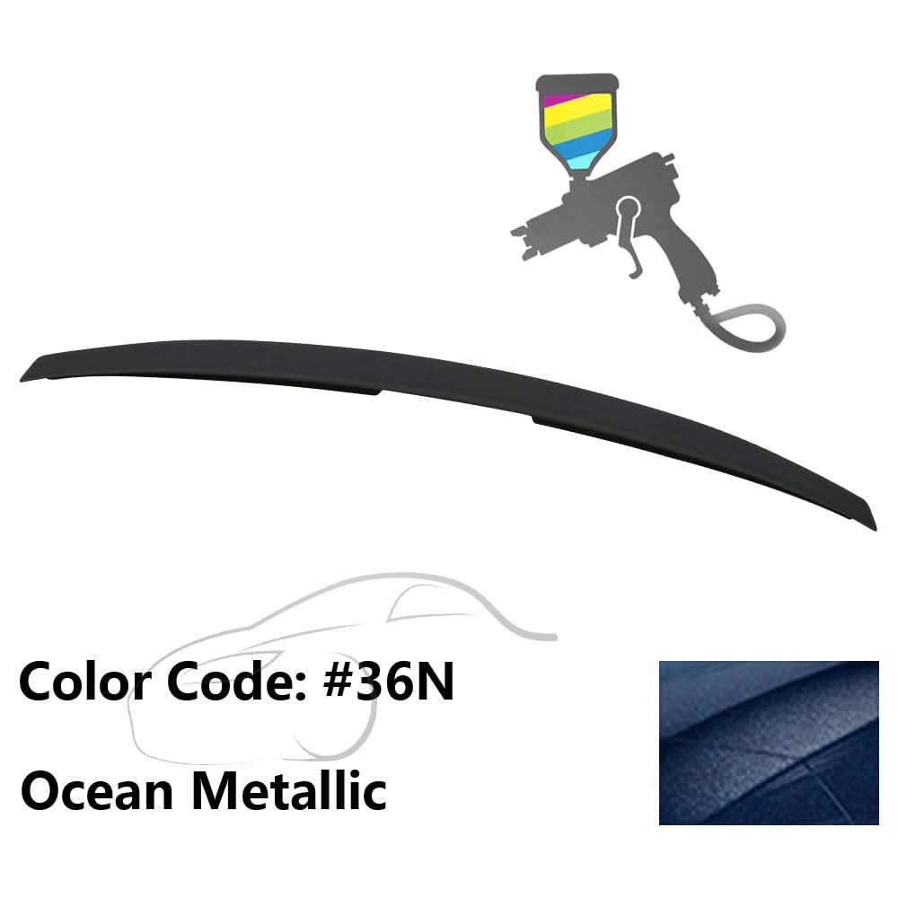 2004-2009 Mazda 3 Sedan Flush Mount  Painted Trunk Spoiler ABS