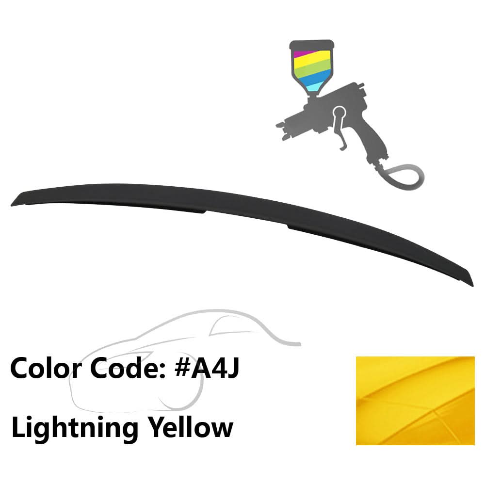 2004-2009 Mazda 3 Sedan Flush Mount  Painted Trunk Spoiler ABS