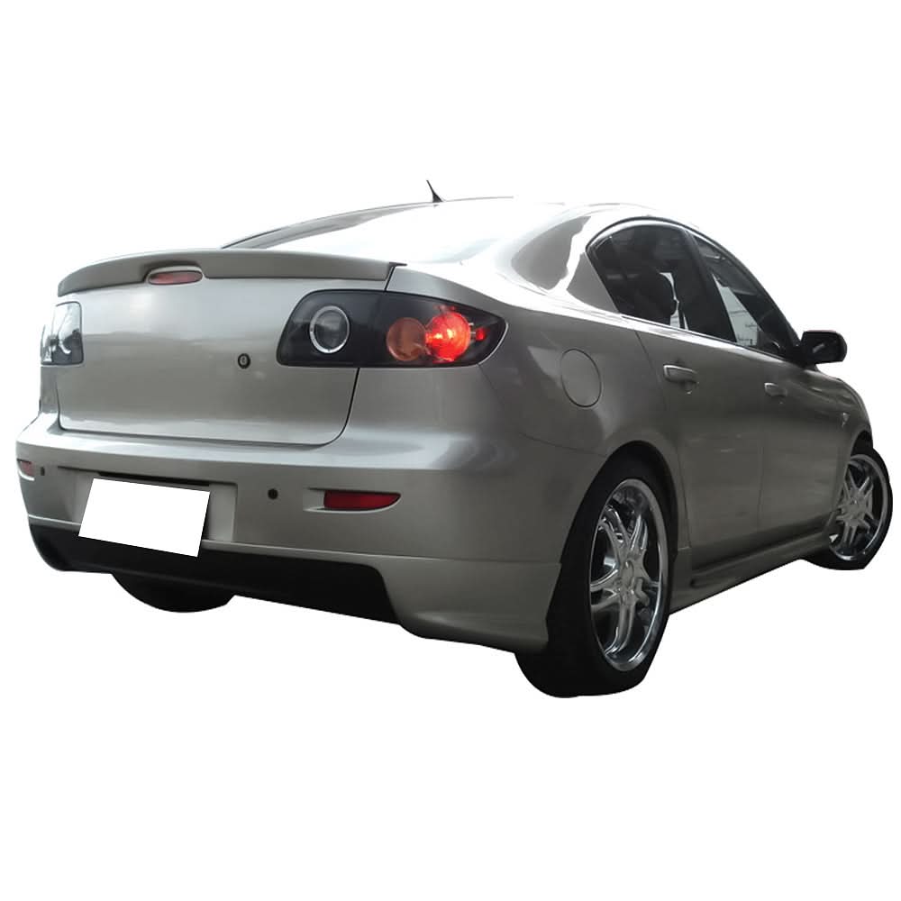 2004-2009 Mazda 3 Sedan  Painted Color Trunk Spoiler ABS