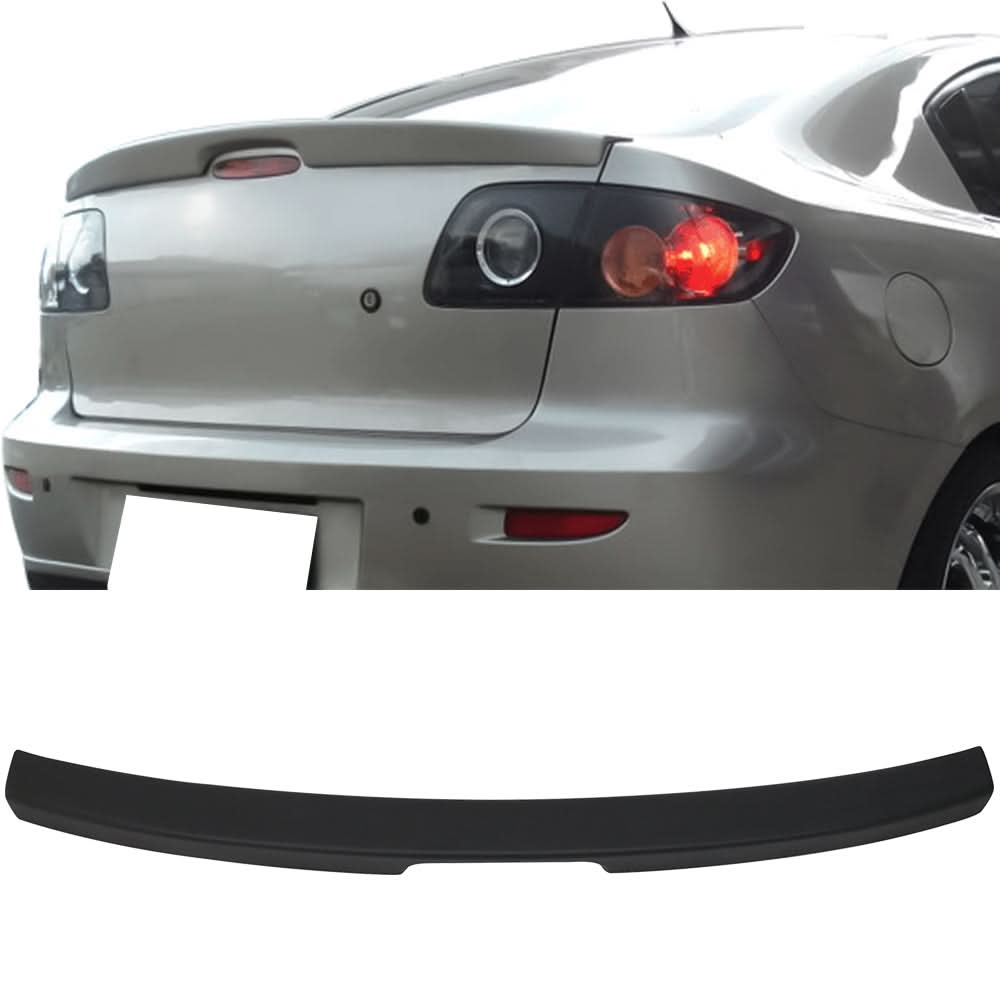 2004-2009 Mazda 3 Sedan  Painted Color Trunk Spoiler ABS