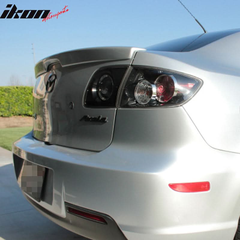 2004-2009 Mazda 3 Sedan  Painted Color Trunk Spoiler ABS