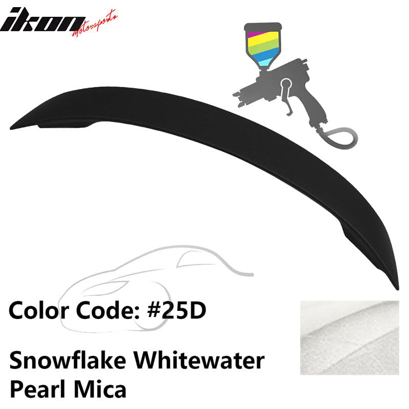 2010-2013 Mazda 3 Sedan OE Style Unpainted Rear Spoiler Wing ABS
