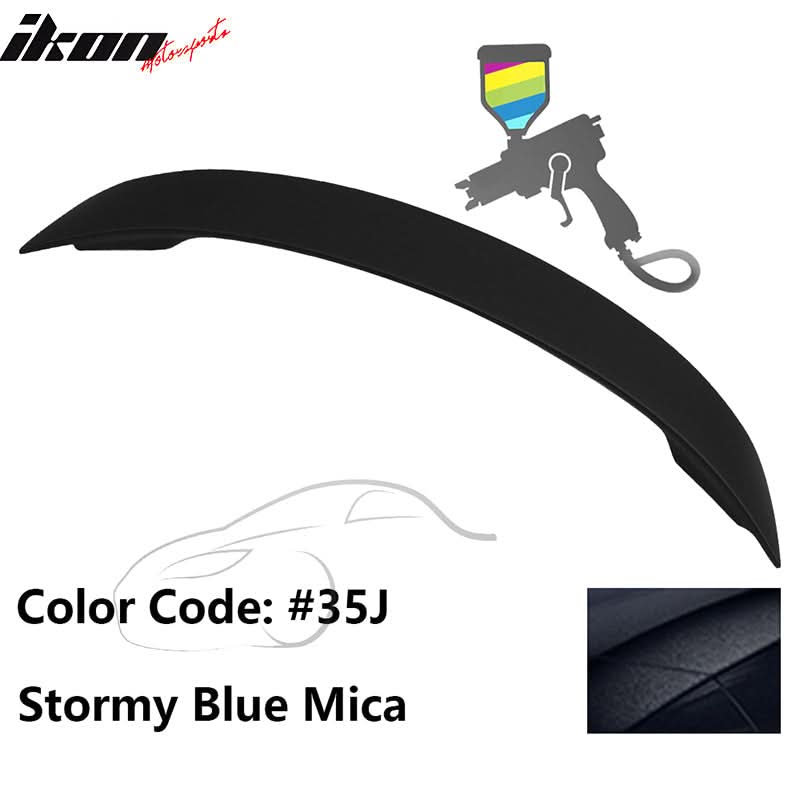2010-2013 Mazda 3 Sedan OE Style Unpainted Rear Spoiler Wing ABS