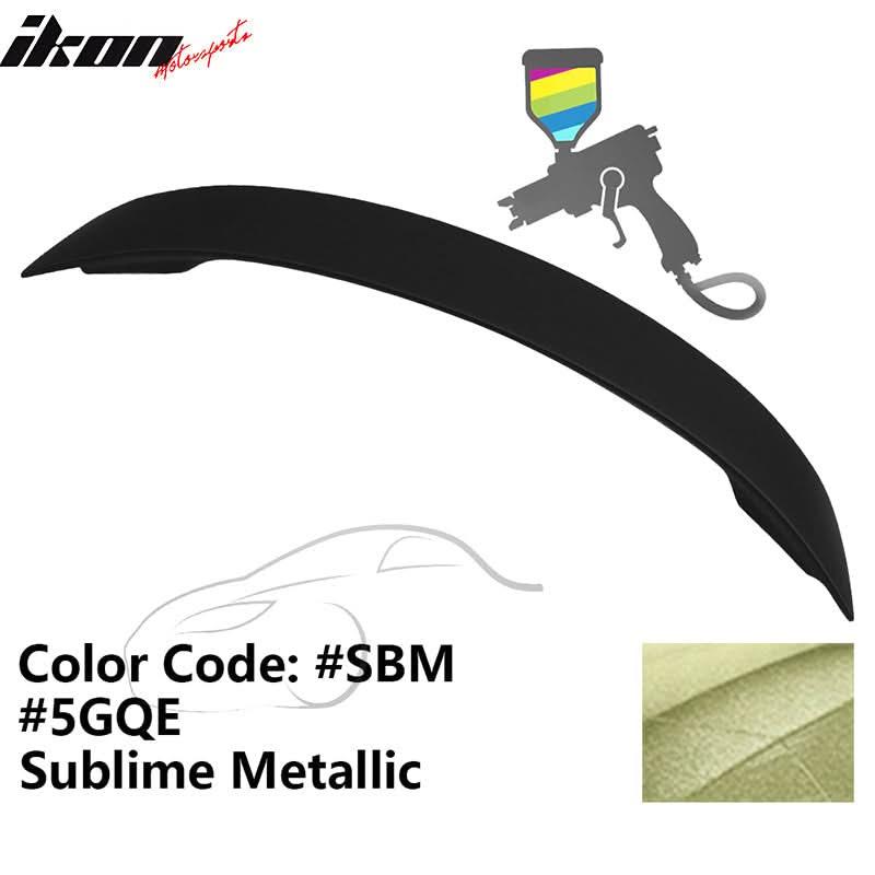 2010-2013 Mazda 3 Sedan OE Style Unpainted Rear Spoiler Wing ABS