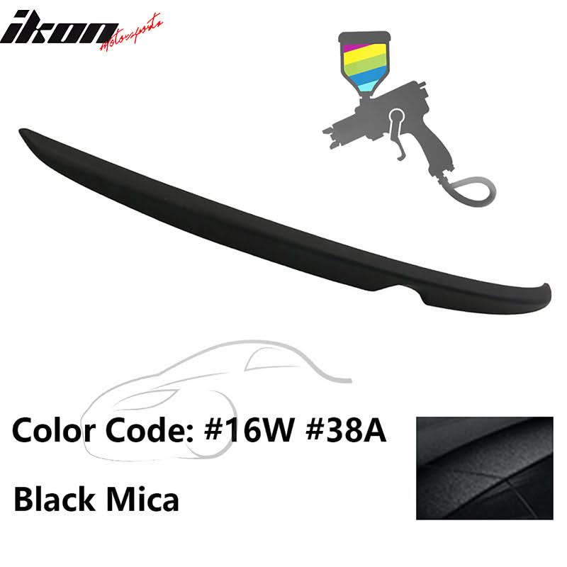 Matte Fits 14-18 Mazda 3 Mazda3 Sedan Flush Factory Trunk Spoiler