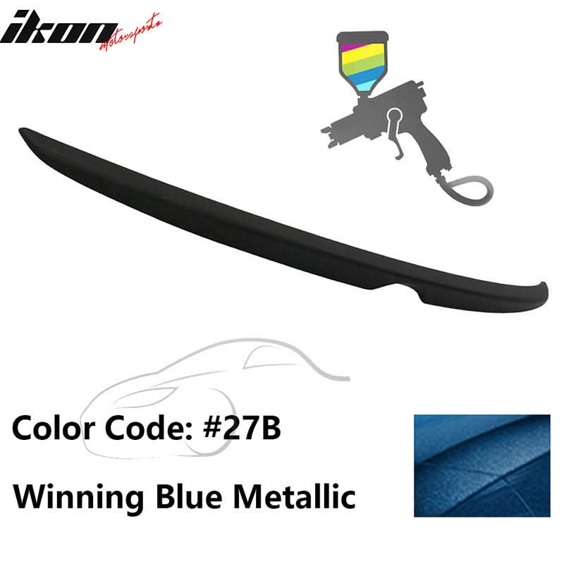 Matte Fits 14-18 Mazda 3 Mazda3 Sedan Flush Factory Trunk Spoiler