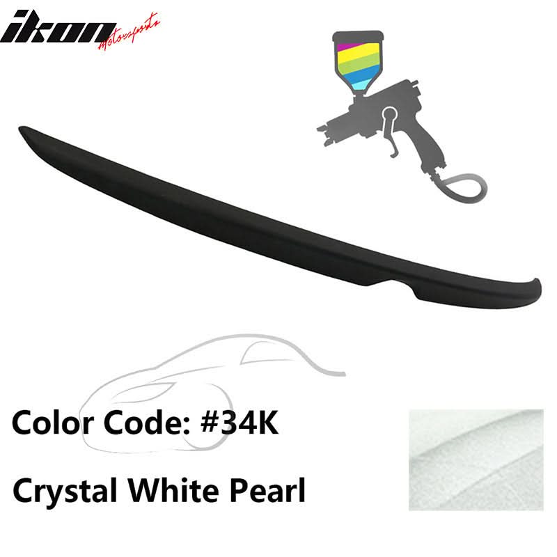 Matte Fits 14-18 Mazda 3 Mazda3 Sedan Flush Factory Trunk Spoiler