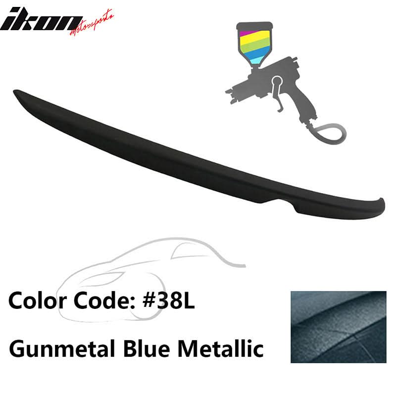 Matte Fits 14-18 Mazda 3 Mazda3 Sedan Flush Factory Trunk Spoiler