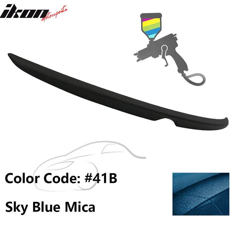 Matte Fits 14-18 Mazda 3 Mazda3 Sedan Flush Factory Trunk Spoiler