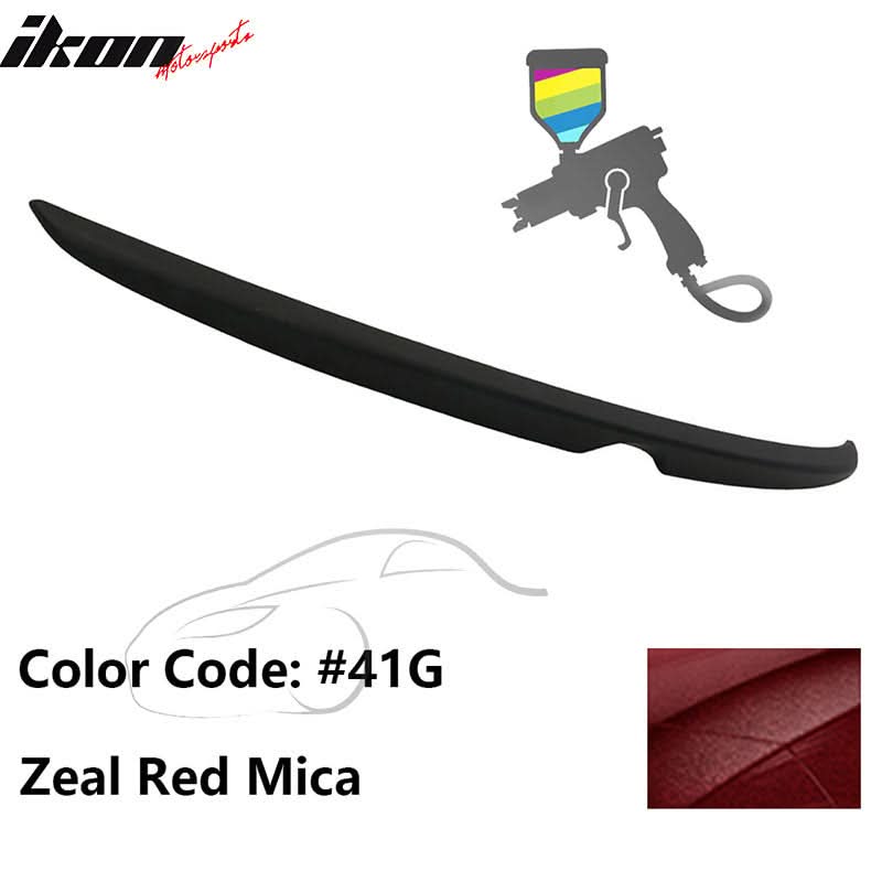 Matte Fits 14-18 Mazda 3 Mazda3 Sedan Flush Factory Trunk Spoiler