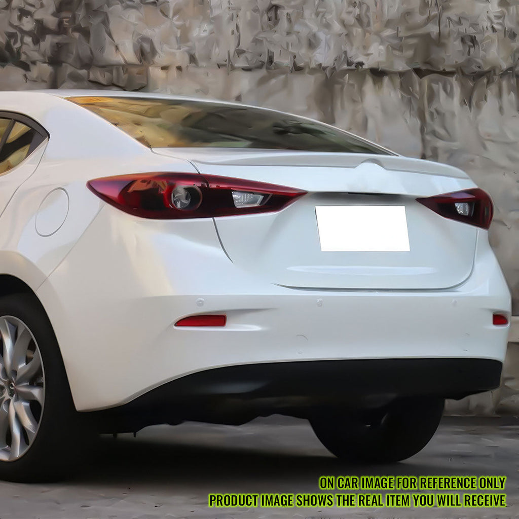 Matte Fits 14-18 Mazda 3 Mazda3 Sedan Flush Factory Trunk Spoiler