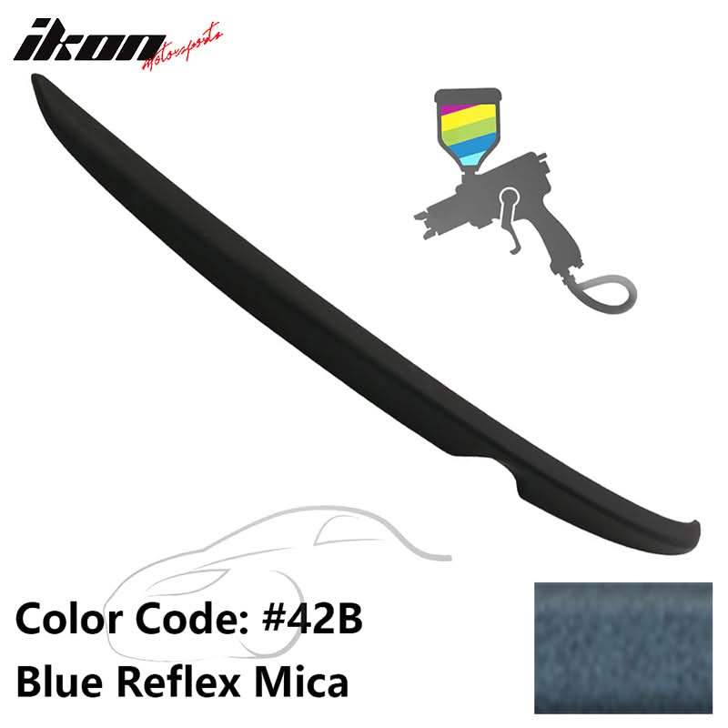 Matte Fits 14-18 Mazda 3 Mazda3 Sedan Flush Factory Trunk Spoiler