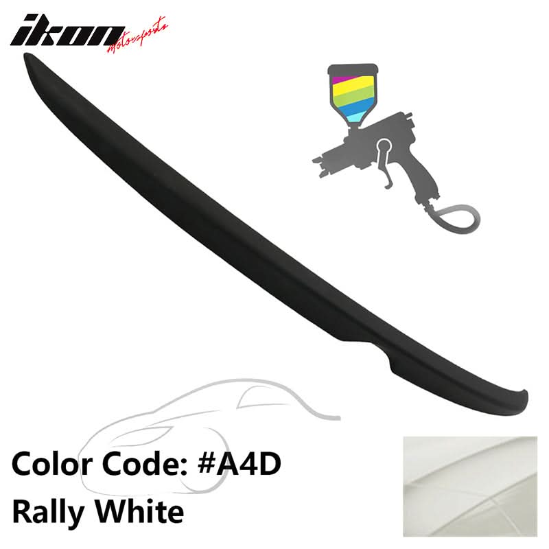 Matte Fits 14-18 Mazda 3 Mazda3 Sedan Flush Factory Trunk Spoiler