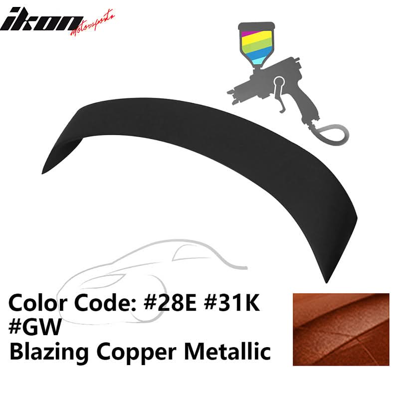 2003-2008 Mazda 6 Sedan Painted Trunk Spoiler ABS