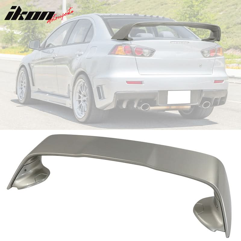2008-2017 Mitsubishi Lancer Evolution 10 X Trunk Spoiler Wing Lip ABS
