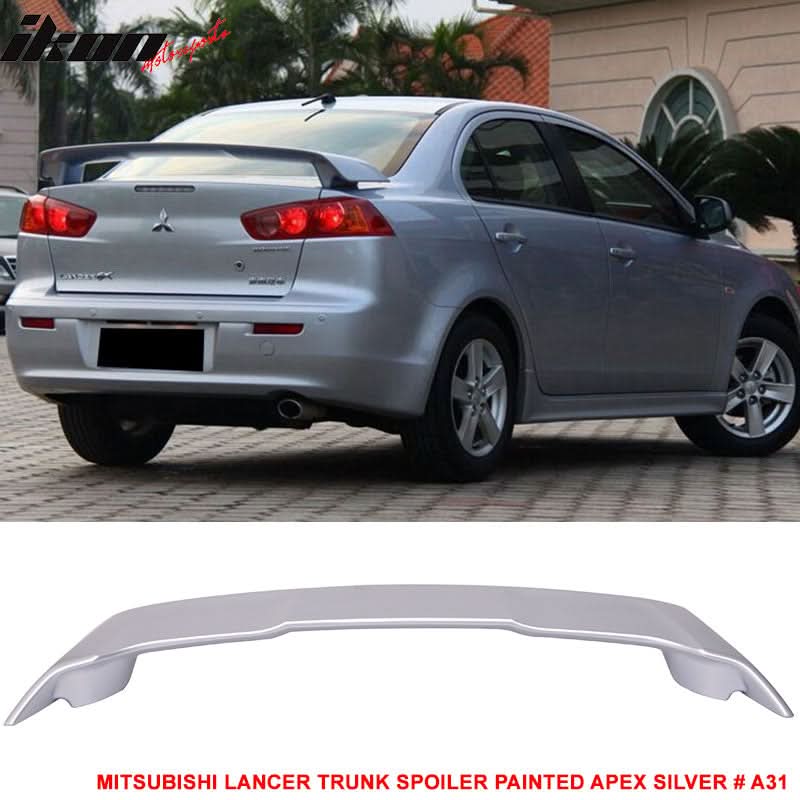 2008-2017 Mitsubishi Lancer Rear Trunk Spoiler Ducktail Wing Lip ABS