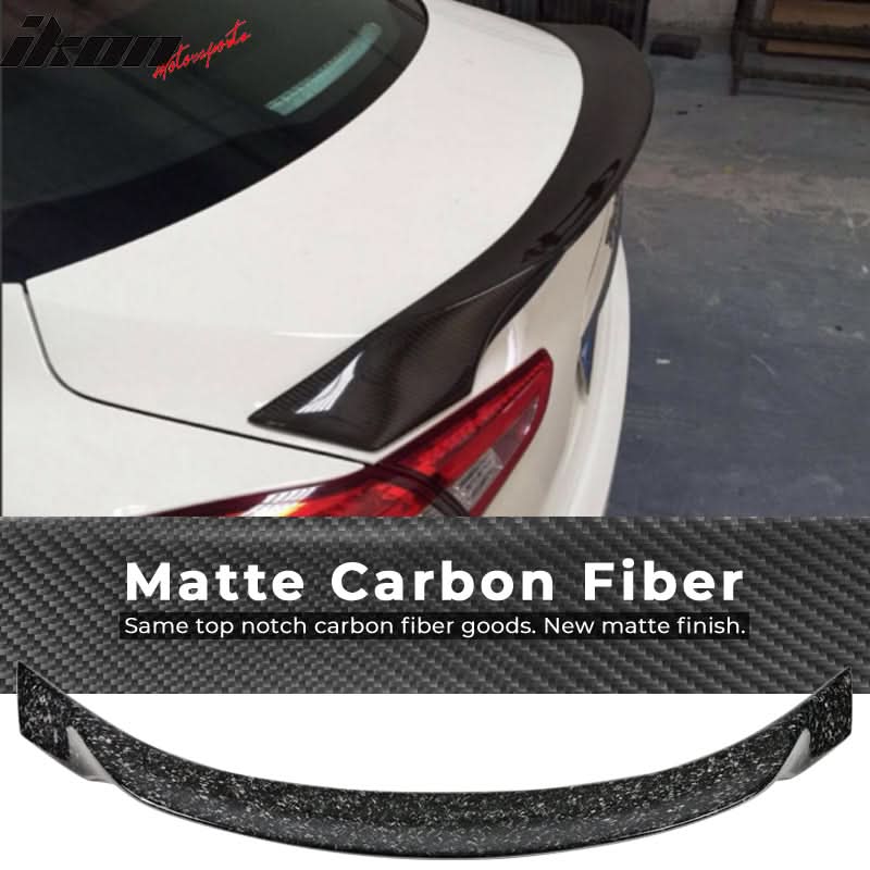2014-2023 Maserati Ghibli ASPEC Style Forge Trunk Spoiler Carbon Fiber