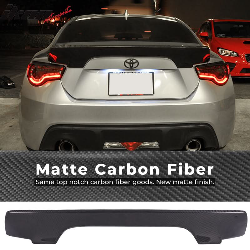2013-2020 Scion FRS/Subaru BRZ/Toyota 86 GR Trunk Spoiler Carbon Fiber